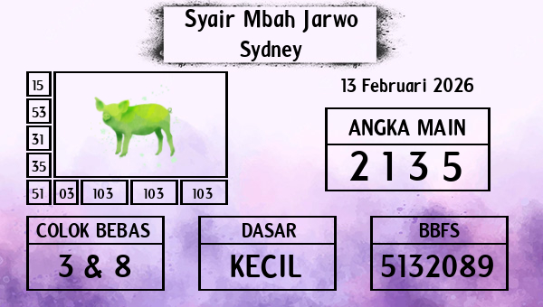 Syair Mbah Jarwo - Sydney