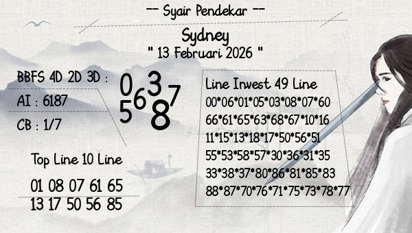 Syair Pendekar - Sydney