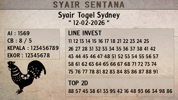  - Syair Togel Sydney